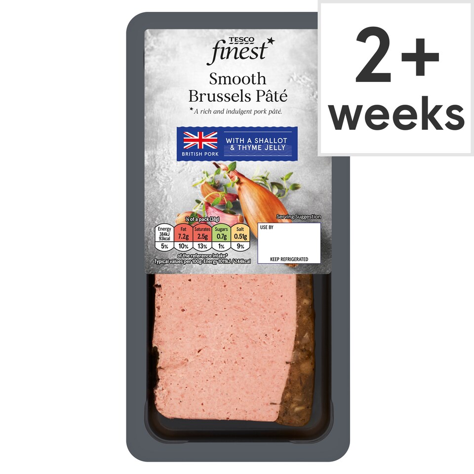 Tesco Finest Smooth Brussels Pâté 150g
