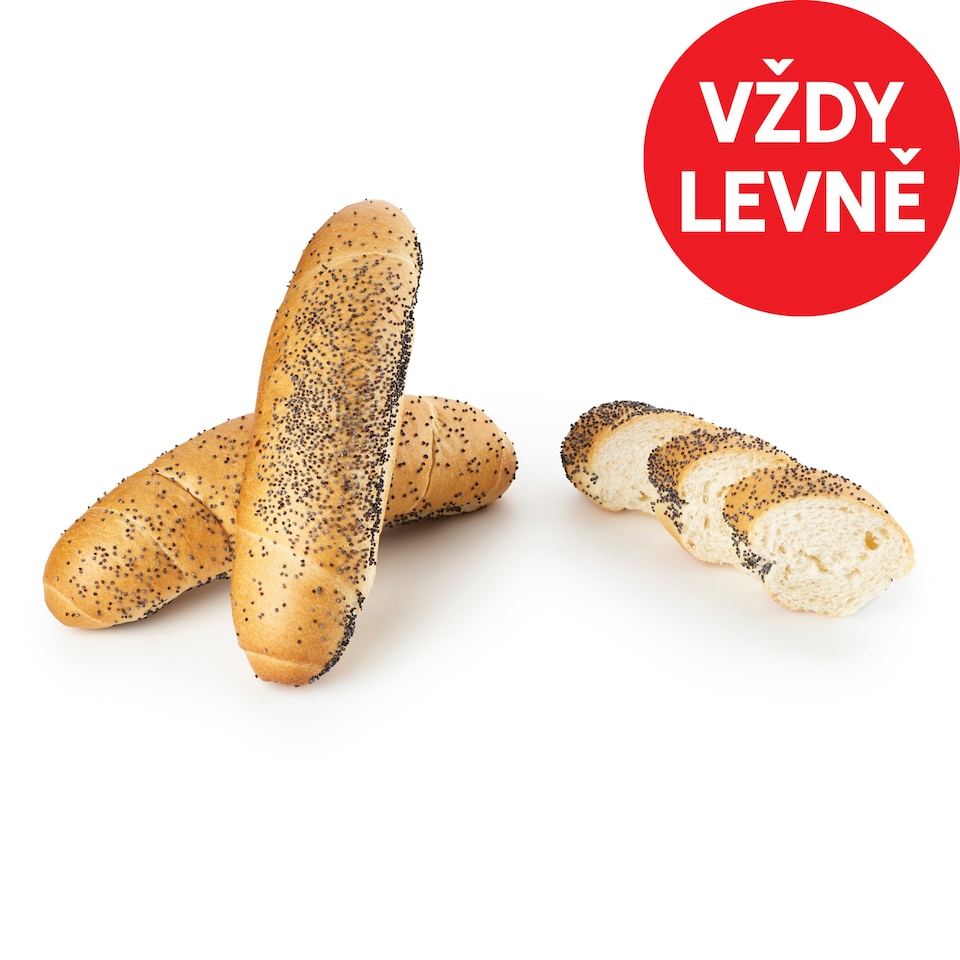 Tesco Roll Old Bohemian with Poppy 50g