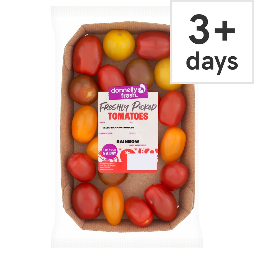 Donnelly Fresh Rainbow Cherry Tomatoes 250g