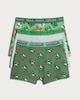 image 1 of Minecraft 3-Pack Cotton Rich Boxers in Green Multi