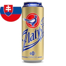 Zlatý Bažant 0,0% Pšeničné nealkoholické pivo plechovka 500 ml