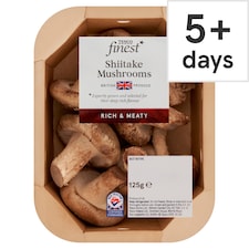Tesco Finest Shiitake Mushrooms 125G
