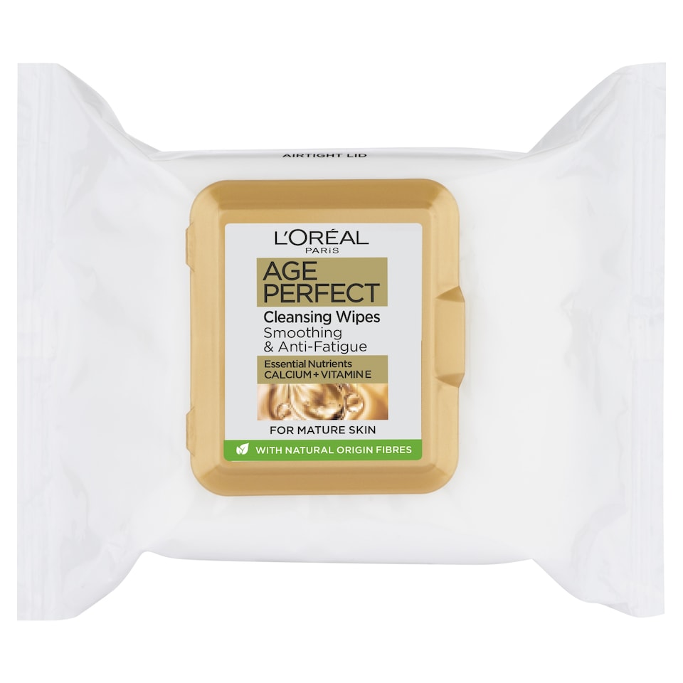 image 1 of L'oreal Paris Age Perfect Cleansing Wipes 25