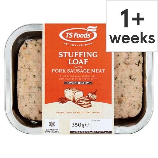 Ts Foods Stuffing Loaf Sausage Meat 350G Tesco Groceries