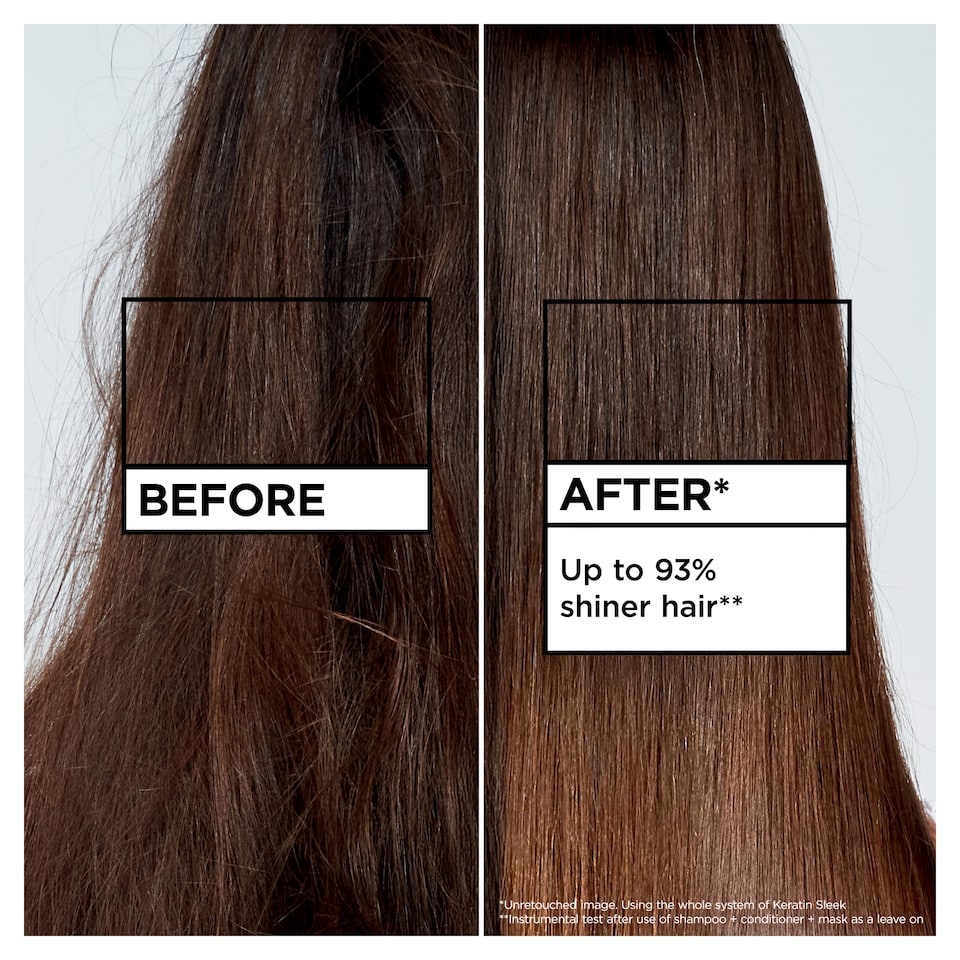 image 1 of Garnier Keratin Sleek Mask 370ml