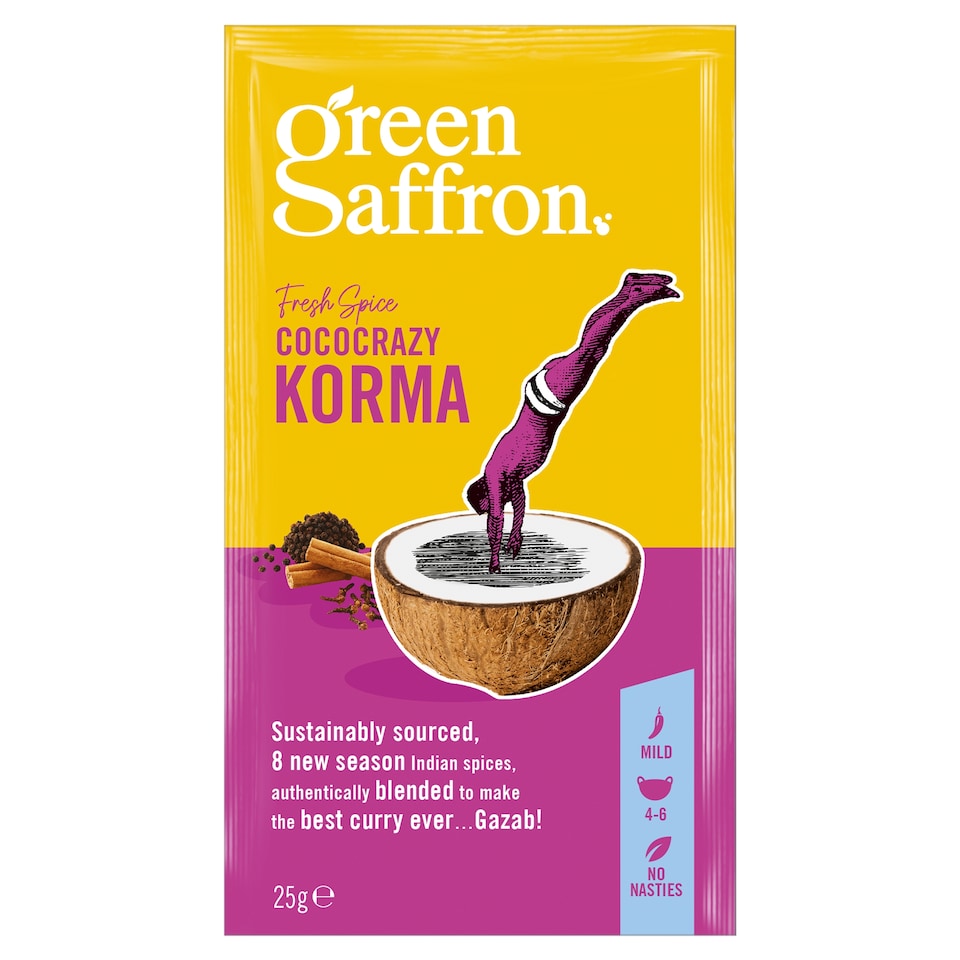 Green Saffron Spices Korma Spice Blend 25G