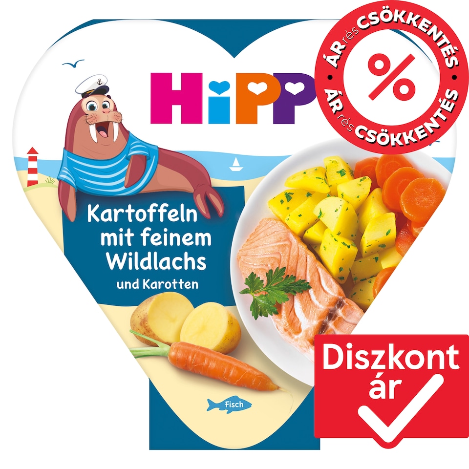 HiPP burgonya vadlazaccal és sárgarépával 1 éves kortól 250 g