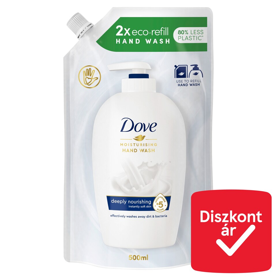 Dove Deeply Nourishing folyékony krémszappan utántöltő 500 ml