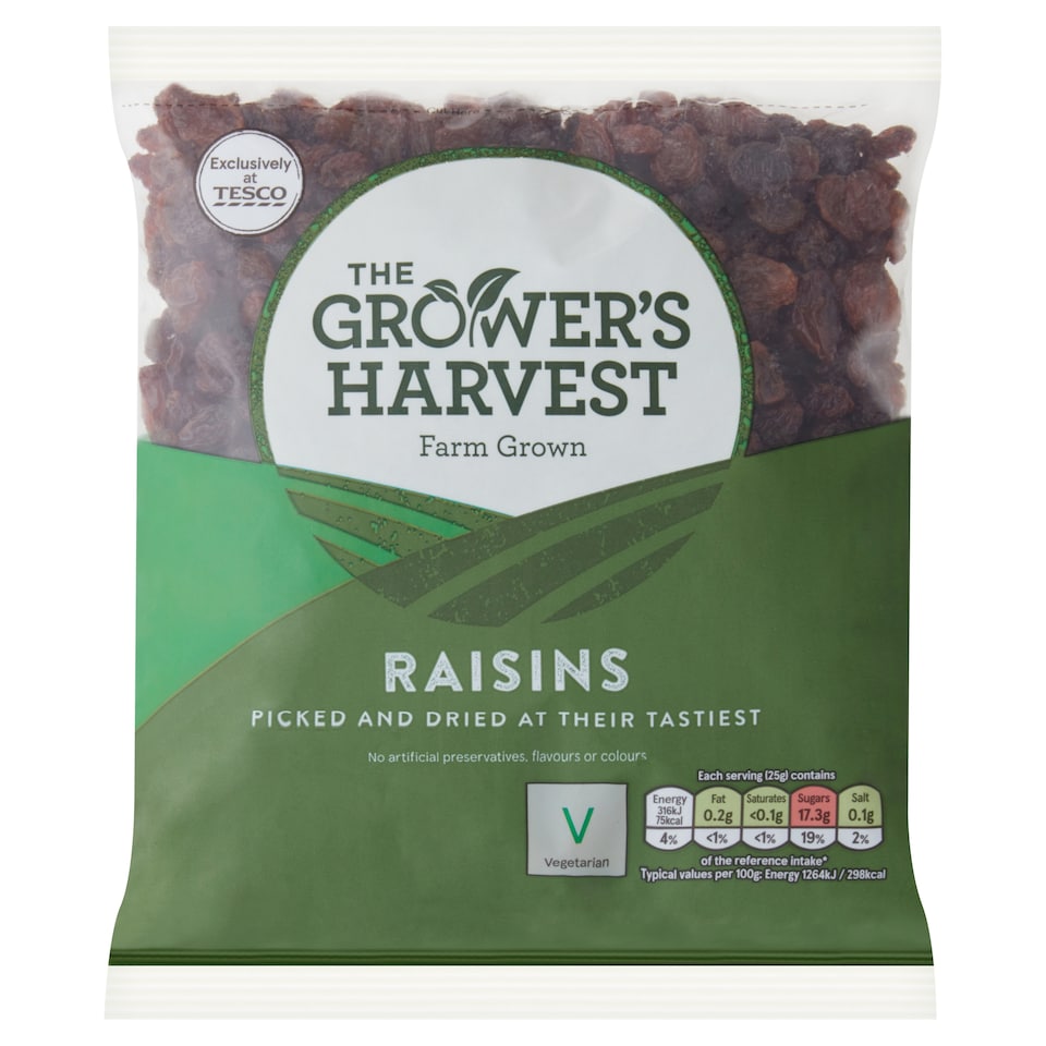 Growers Harvestraisins 375G