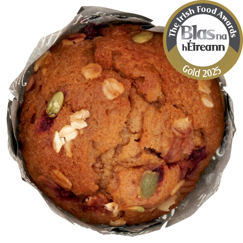 Tesco Finest Raspberry, Cinnamon and Oat Muffin