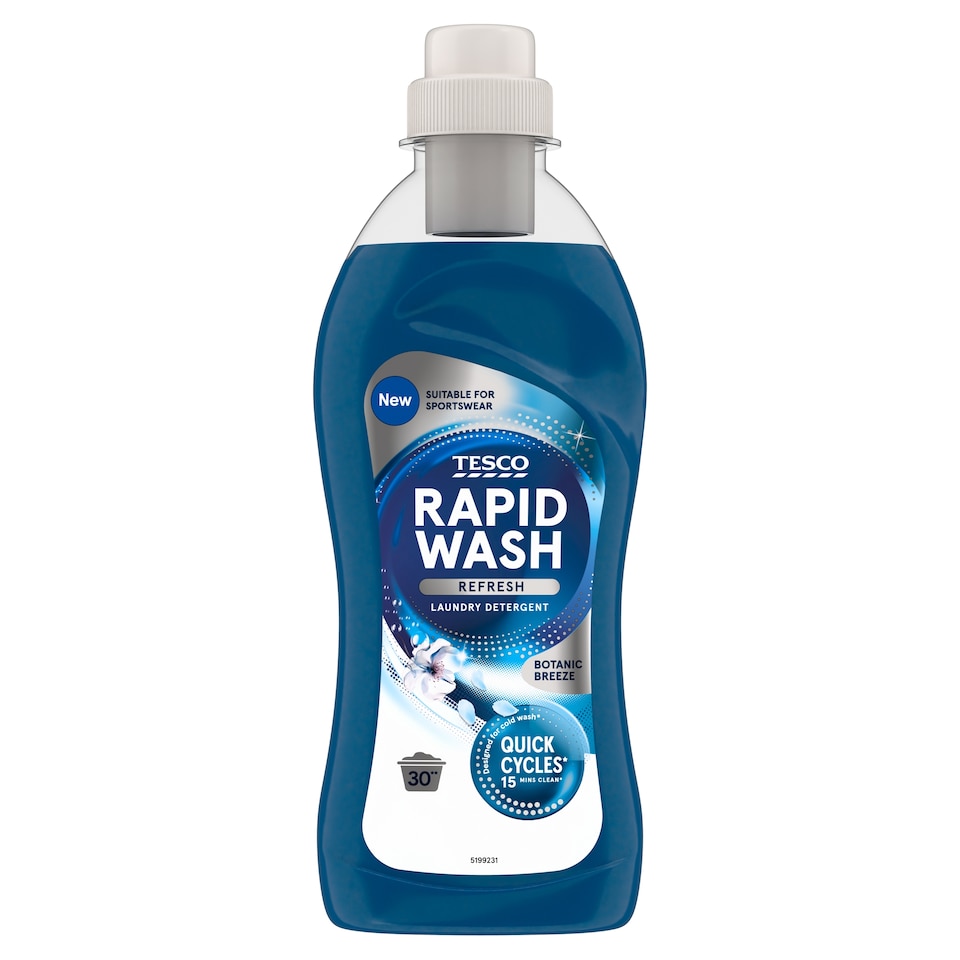 Tesco Rapid Wash Refresh 750ml