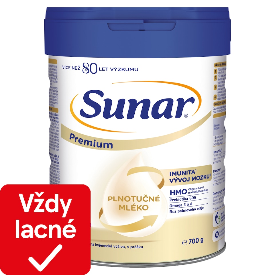 obrázok 1 z Sunar Premium 2 následné dojčenské mlieko 700 g