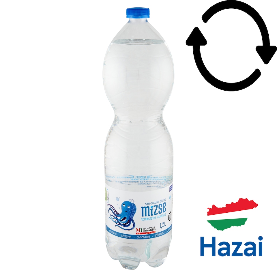 Mizse Carbonated Natural Mineral Water 1,5 l