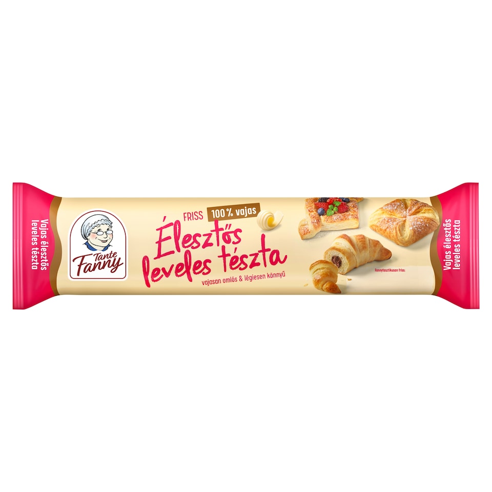 Tante Fanny Fresh, Buttered, Yeast, Puff Pastry 400 g