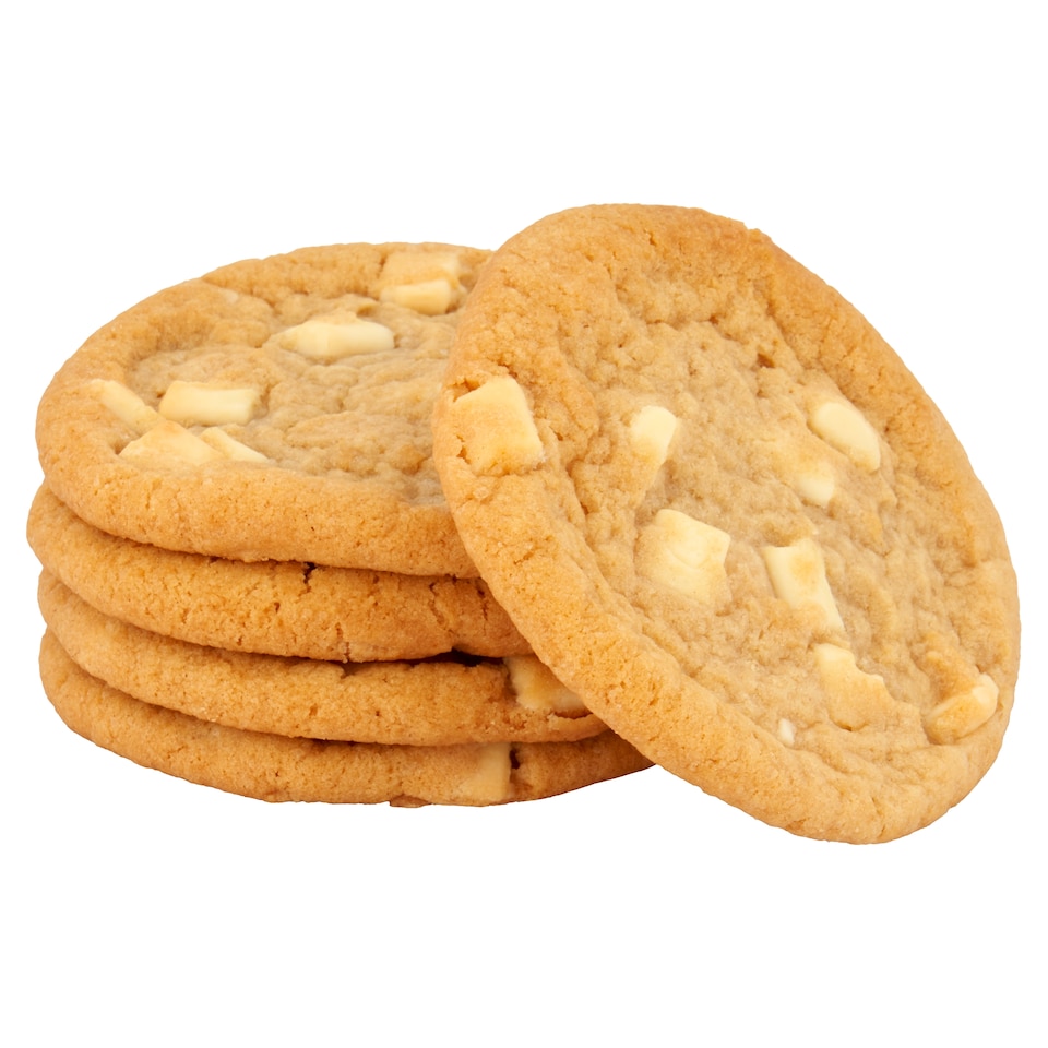 image 1 of Tesco White Chocolate Cookies 5 Pack