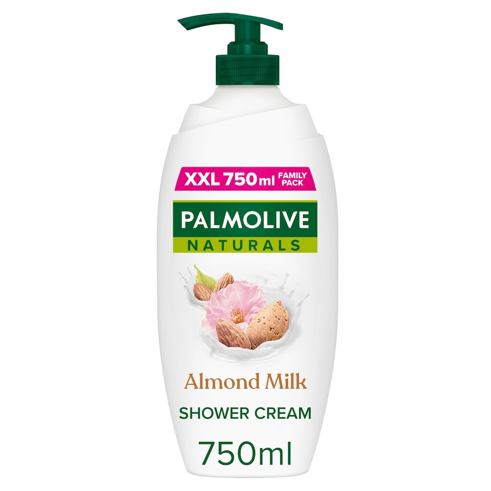 Palmolive Naturals Almond Milk tusfürdő pumpás 750 ml  1. kép