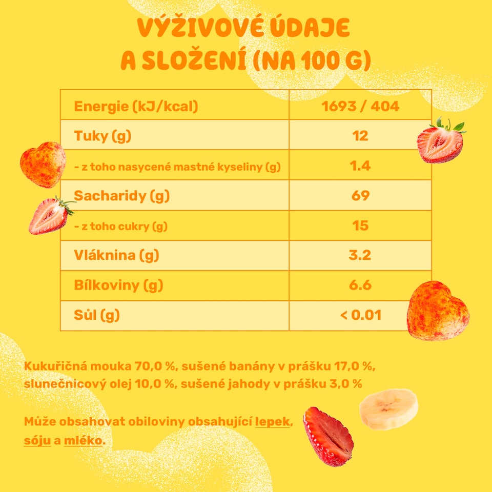 image 1 of Goodies Bluey Crunchy Hearts Strawberry & Banana 30g