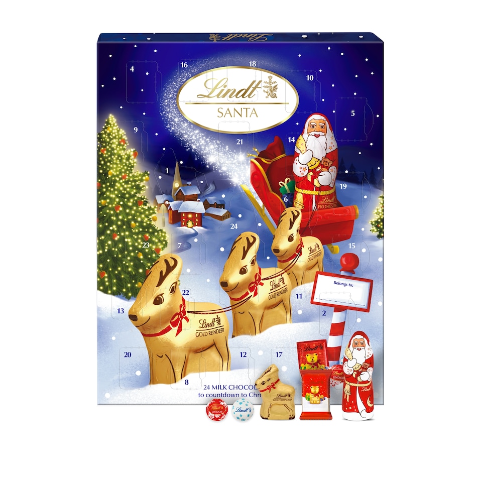 image 1 of Lindt Advent Calendar 160G