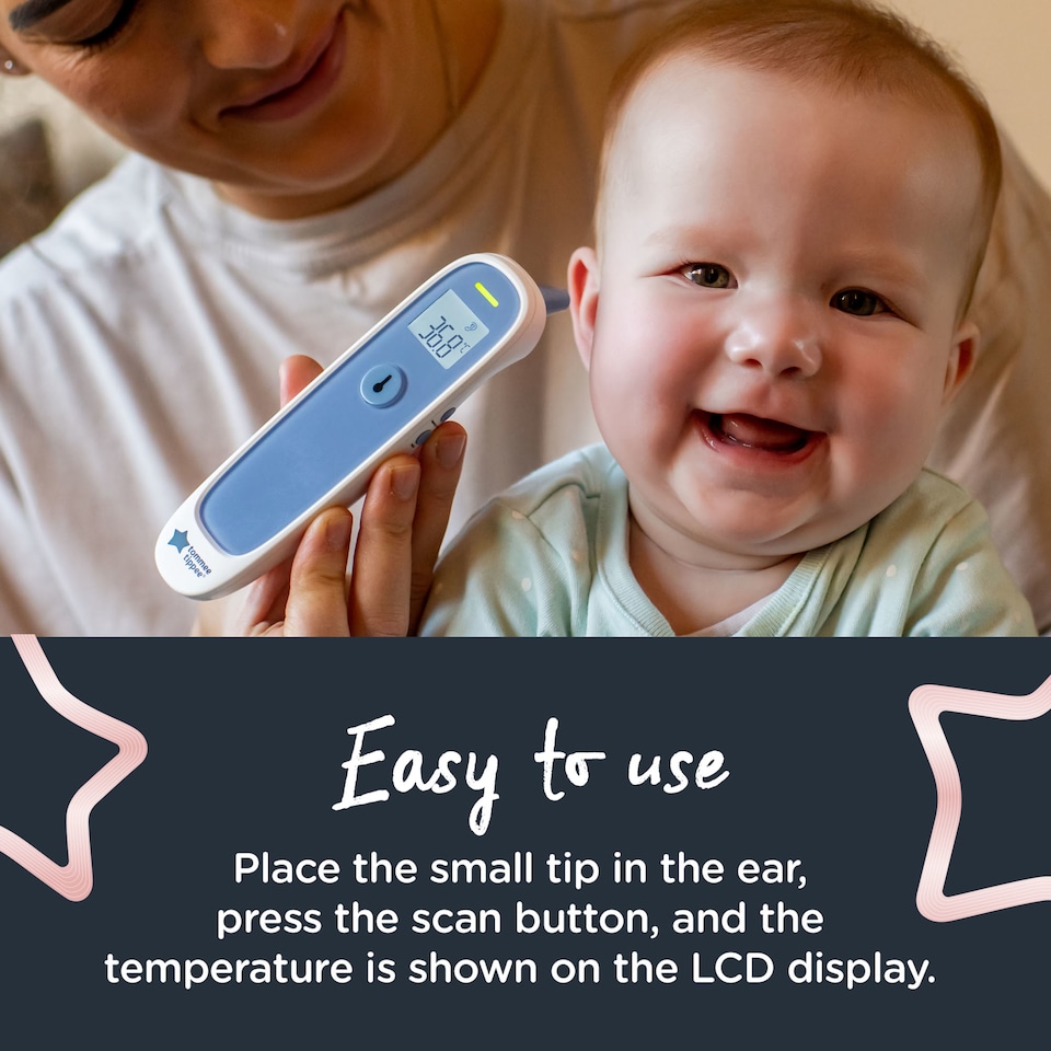 image 1 of Tommee Tippee Inear 3M+ Infrared Digital Thermometer