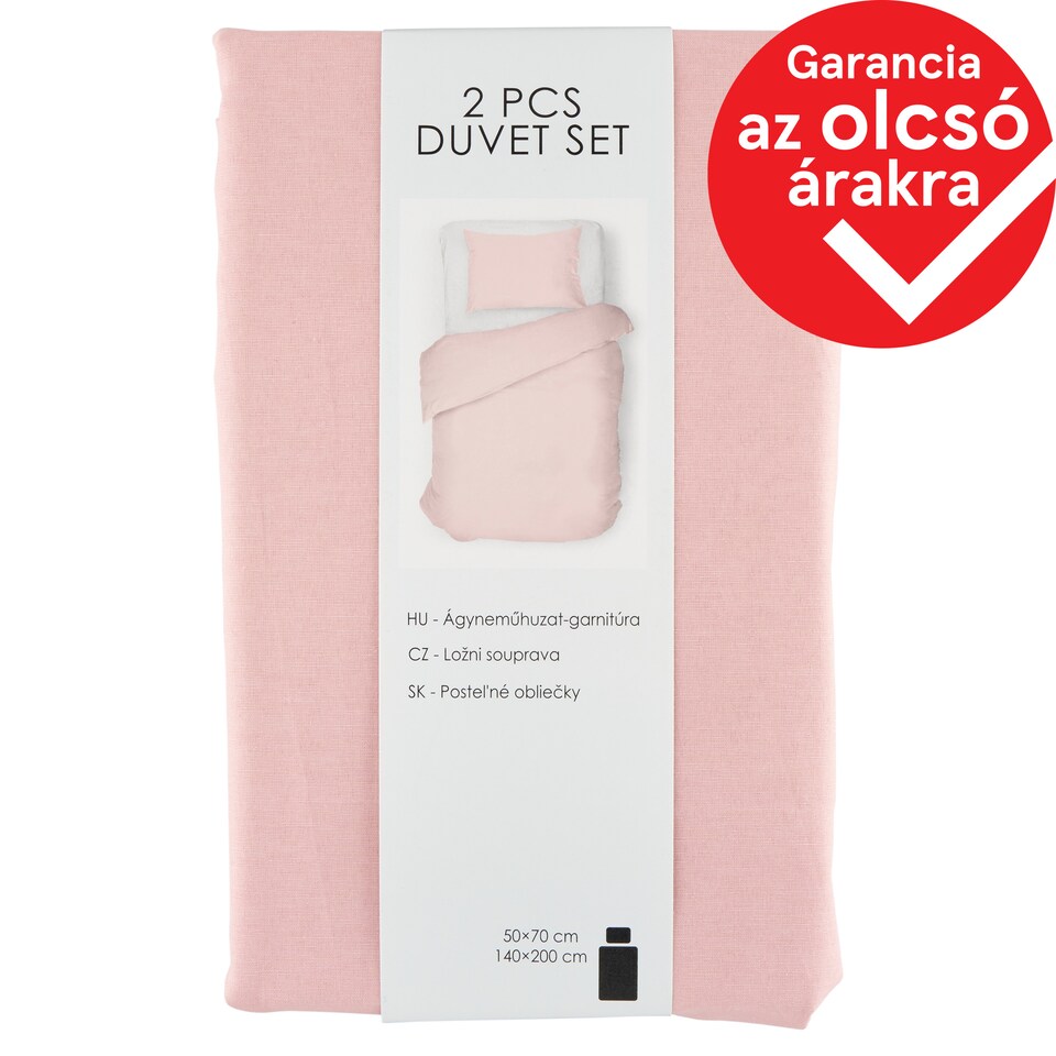 Silver Pink Duvet Set