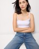 image 2 of F&F 3-Pack Cotton Rich Scoop Neck Vests in Multi White