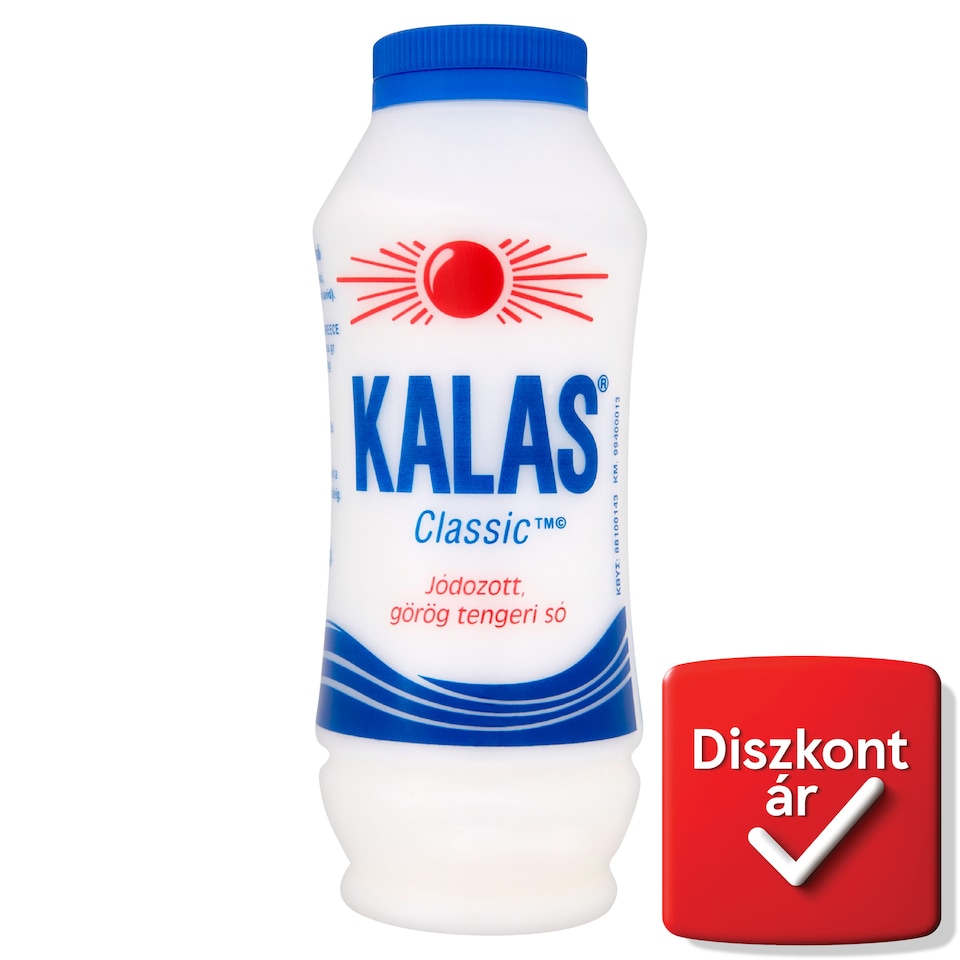 Kalas Classic jódozott görög tengeri só 400 g