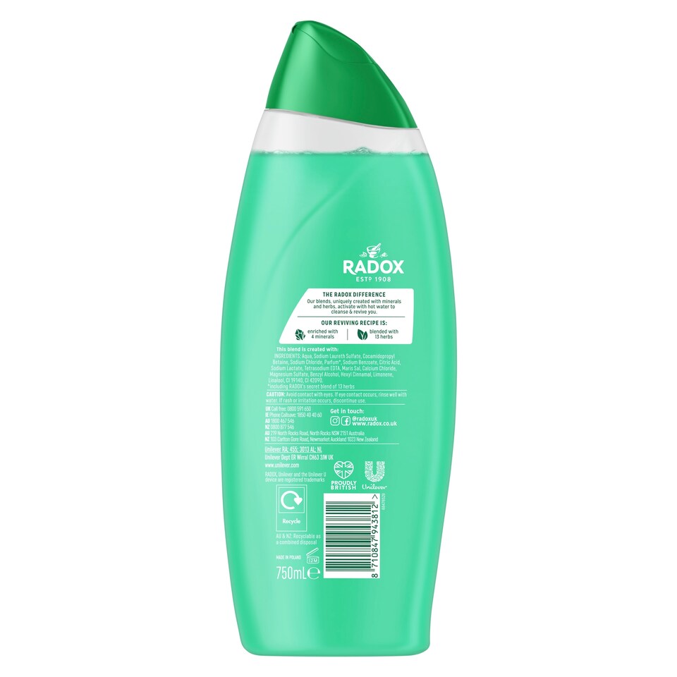 image 1 of Radox Sg Feel Refreshed 750Ml
