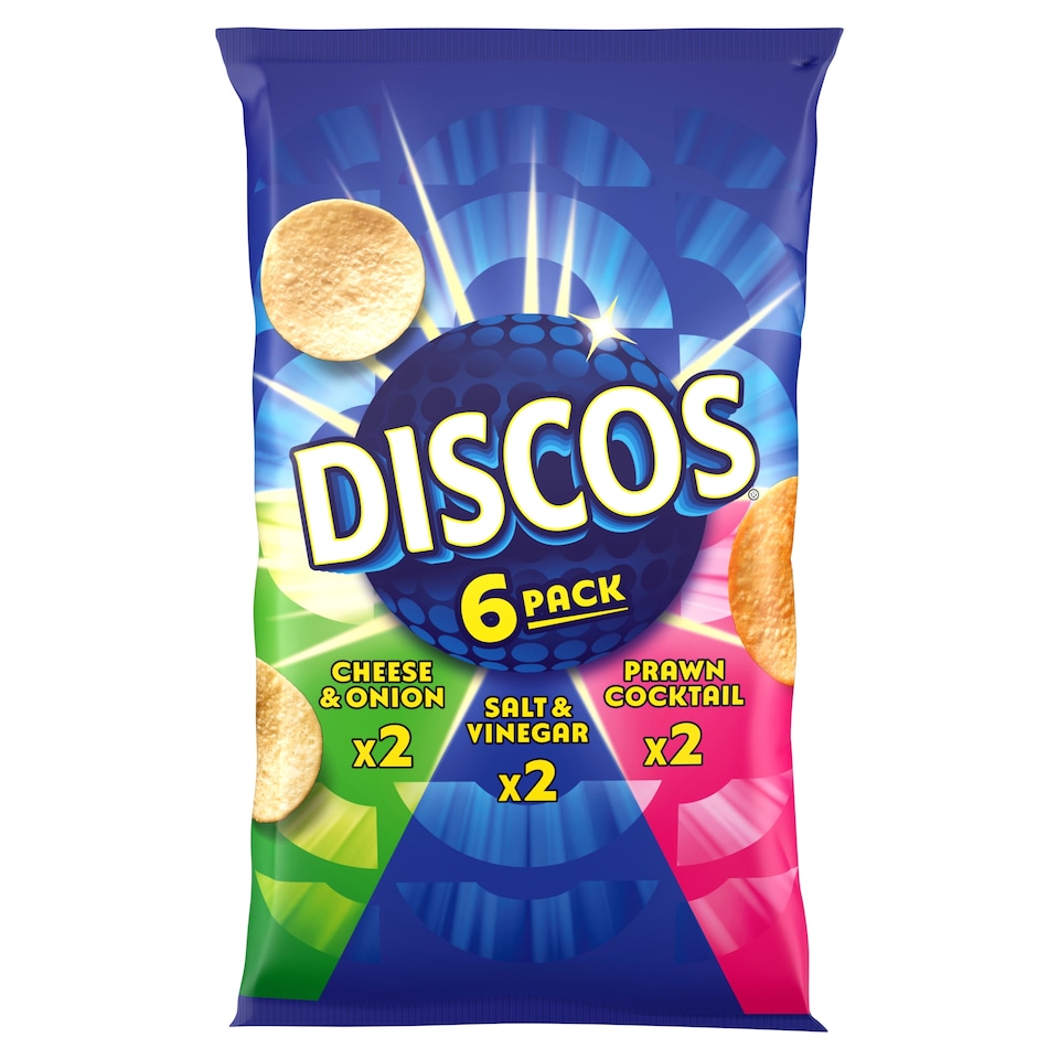 image 1 of Discos Assorted Crisps 6X25.5G
