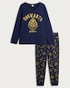 image 4 of Harry Potter Hogwarts Matching Family Christmas Pyjamas in Navy