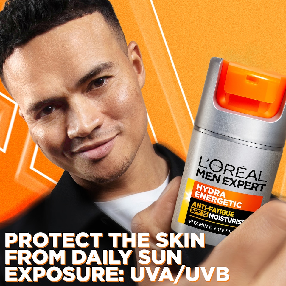 image 1 of L'Oreal Men Expert Hydrating Energetic Moisturiser SPF15 50Ml
