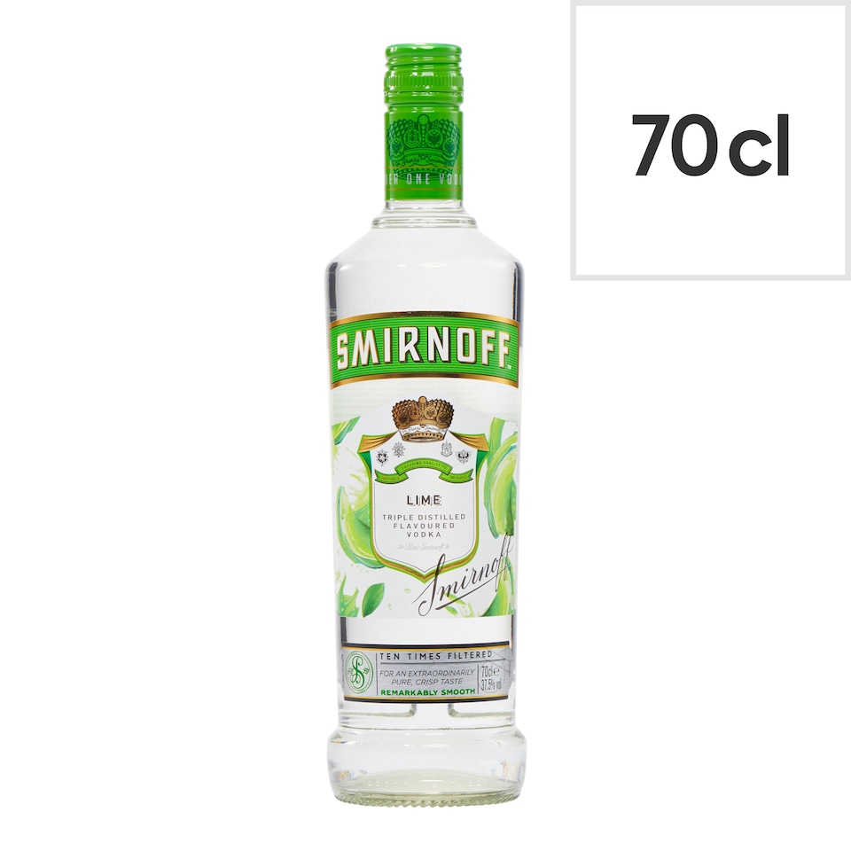 Smirnoff Vodka Lime 70Cl