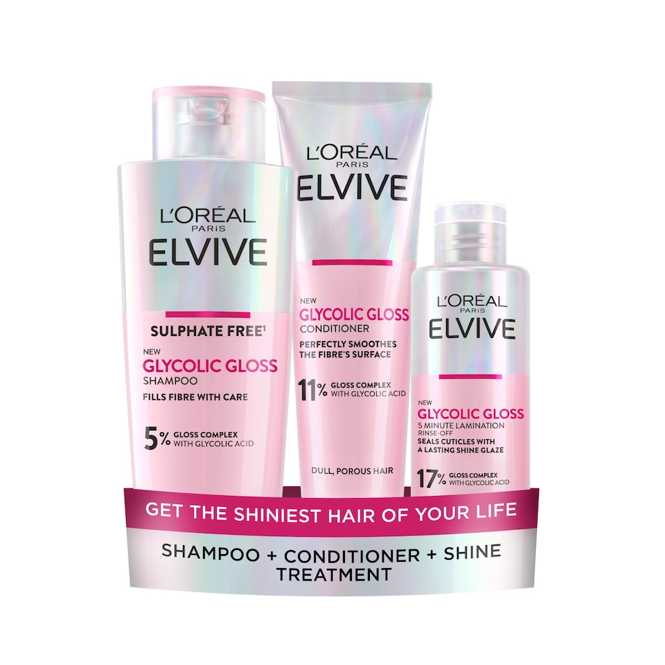 image 1 of L'Oreal Paris Elvive Glycolic Gloss Shampoo 200ml
