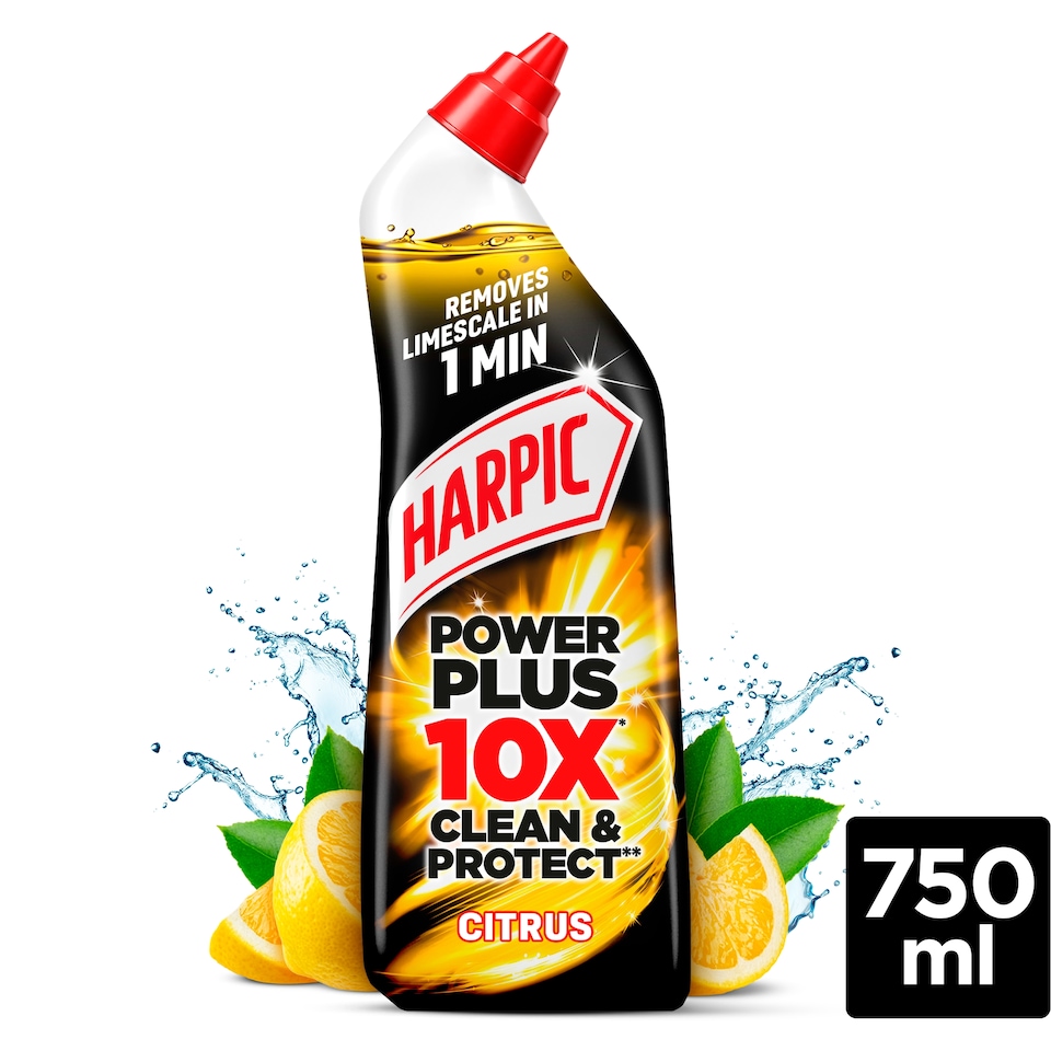 Harpic Power Plus Citrus Toilet Cleaner Gel 750ml