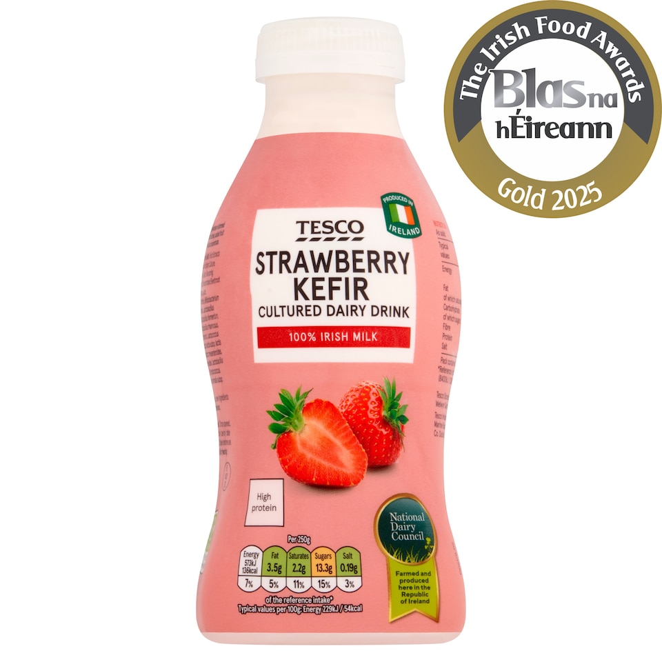 Tesco Strawberry Kefir 500g
