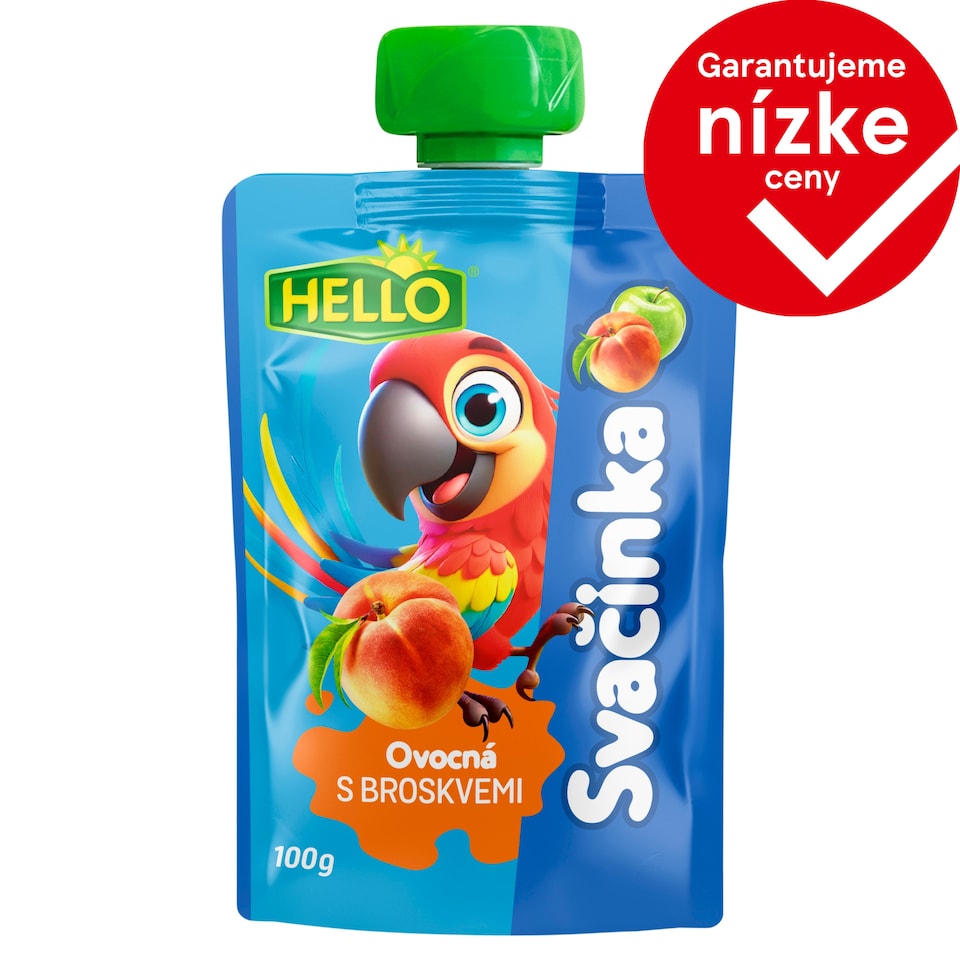 Hello Ovocná desiata s broskyňami 100 g