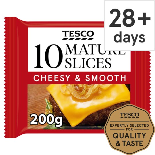 Tesco 10 Mature Singles 200G Tesco Groceries