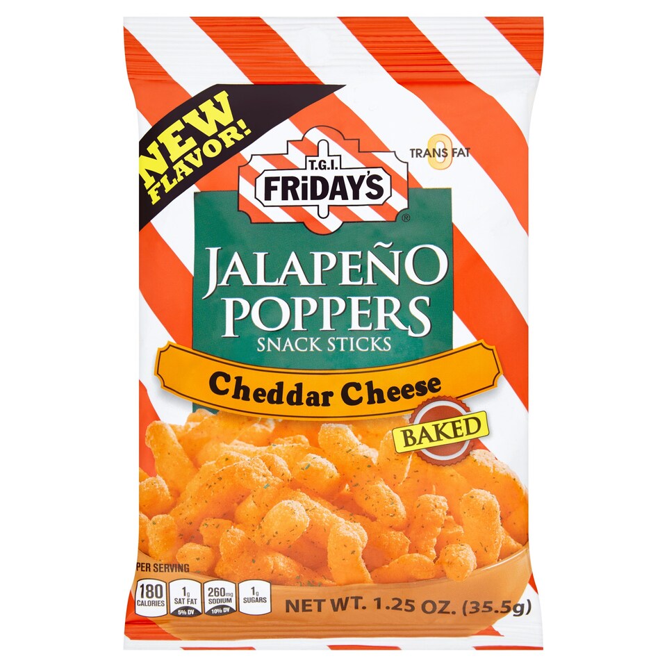 Tgi Fridays Jalapeno Poppers Chedder Cheese 35.5G