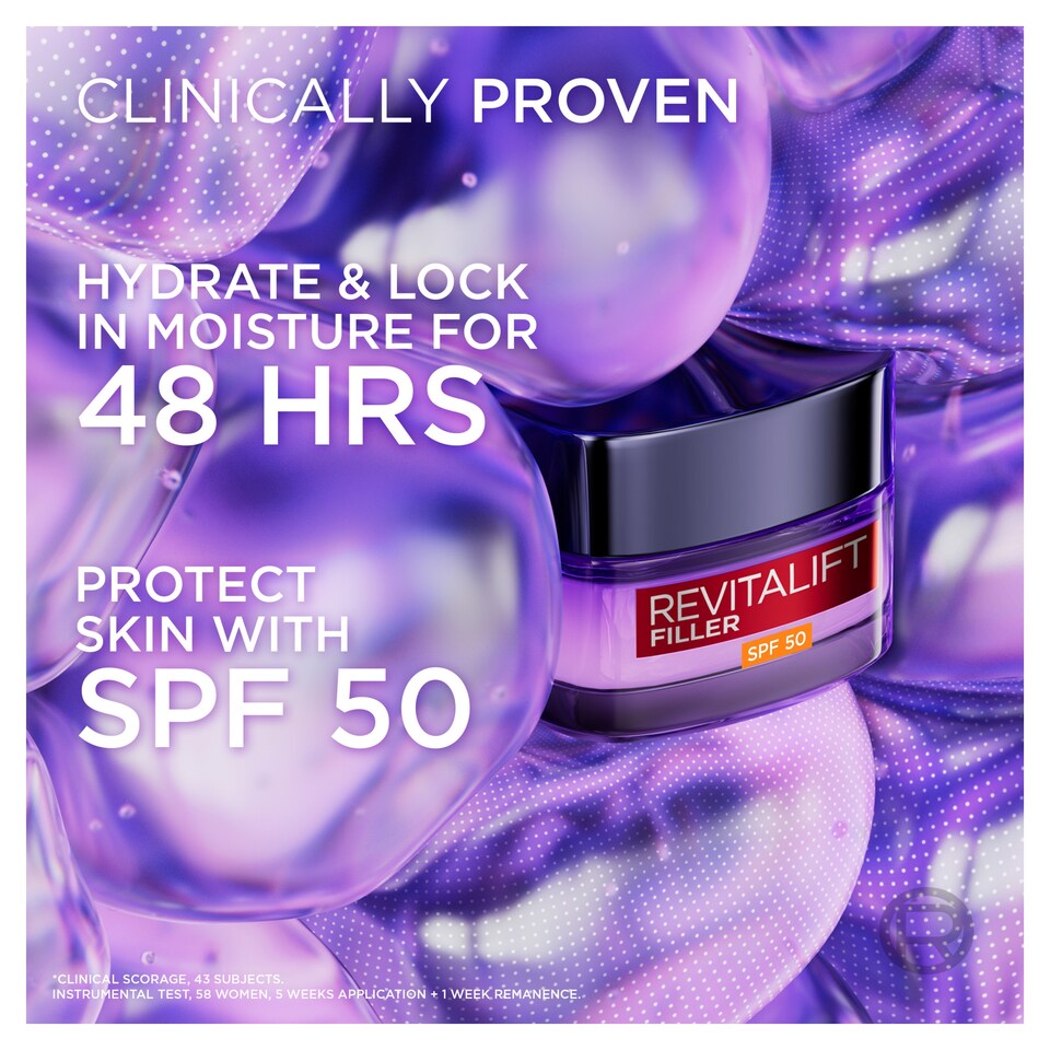 image 1 of L'Oreal Paris Revlft Filler Anti-Aging Cream SPF50 50Ml
