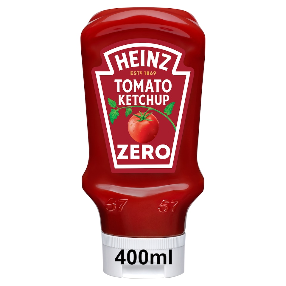 Heinz Tomato Ketchup Zero Added Sugar & Salt 425g