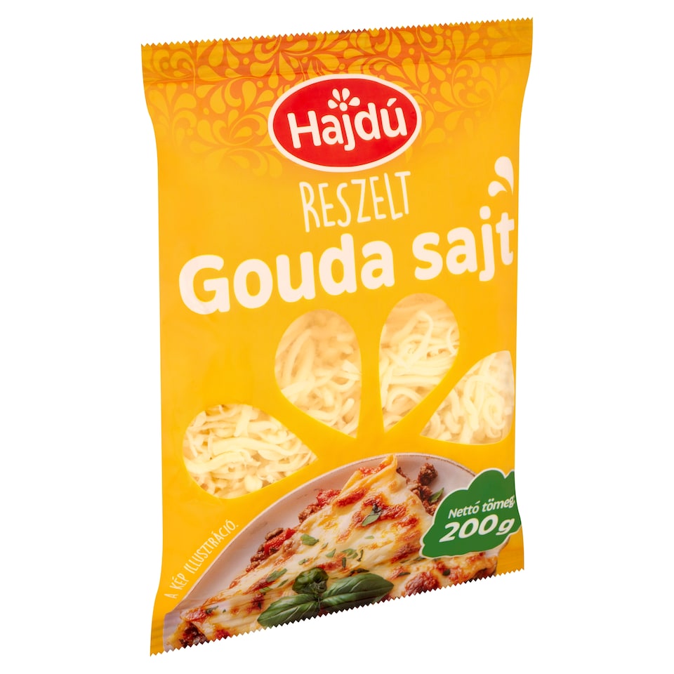 Hajdú reszelt Gouda sajt 200 g