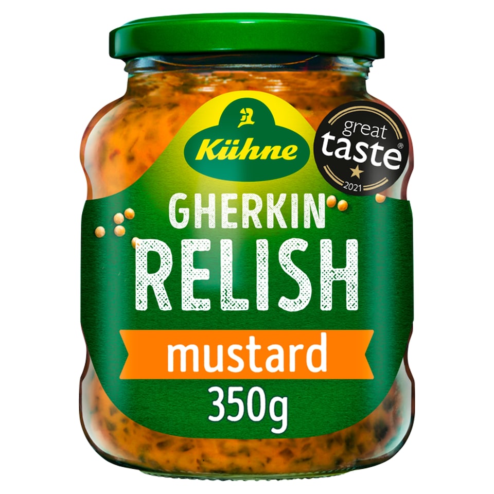Kuhne Gherkin Relish Mustard 350g