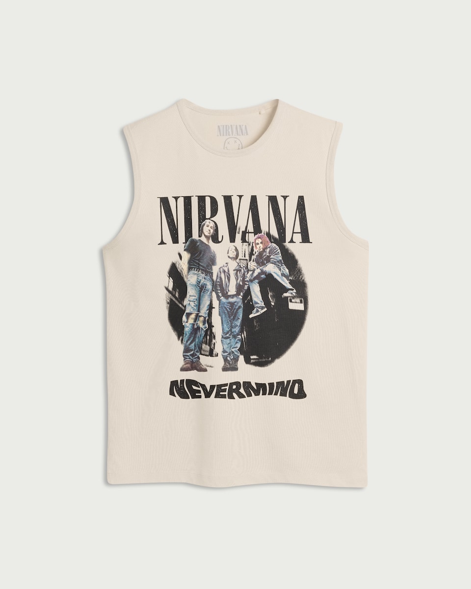 image 1 of Nirvana Pure Cotton Vest in Black