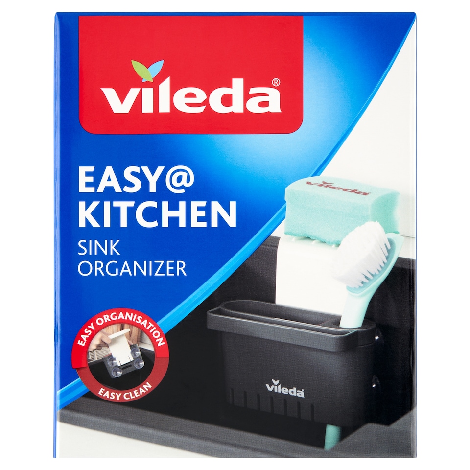 Obrázek 1 pro produkt Vileda Easy Kitchen organizér na mytí nádobí s přísavkou