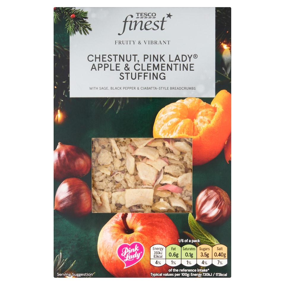 Tesco Finest Chestnut, Pink Lady & Clementine Stuffing 130g
