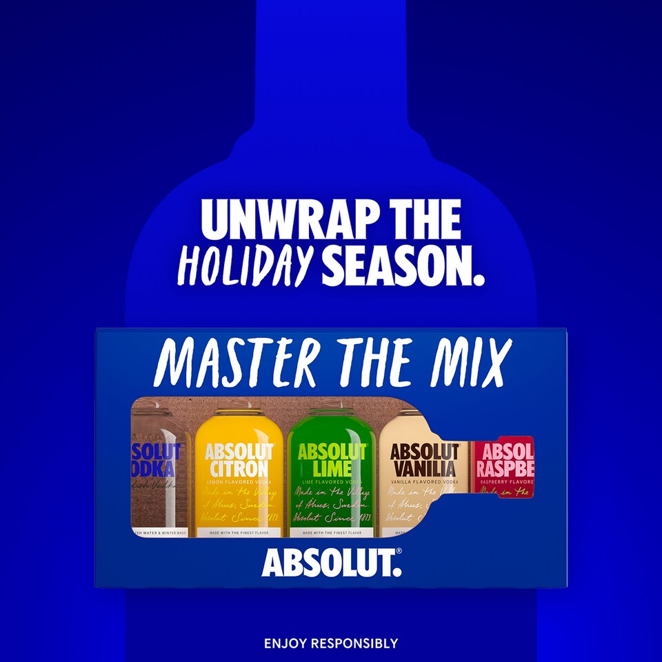 image 1 of Absolut Vodka Gift Set 5X5cl