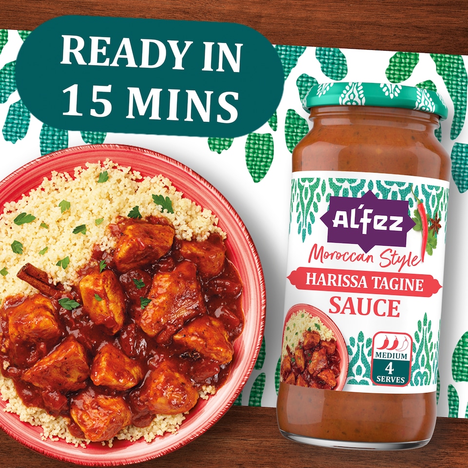 image 1 of Al'fez Smoky Harissa Tagine Sauce 450G