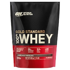 Optimum Nutrition Gold Standard 100% Whey Protein Powder - Double Rich Chocolate 465g