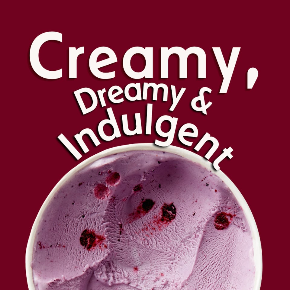 image 1 of Haagen-Dazs Blueberries and Cream Ice Cream 460ml