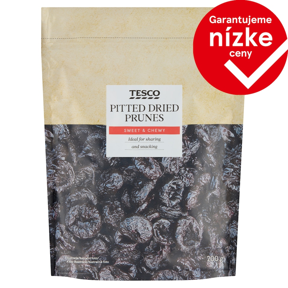 Tesco Pitted Dried Prunes 200 g