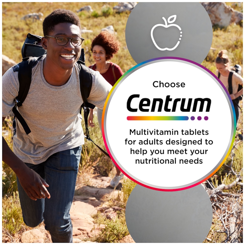 image 1 of Centrum Advance Multivitamins Tablets, Food Supplement, 100 Tablets.